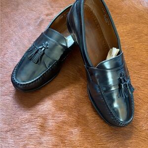 Allen Edmonds Black Tassel Loafers